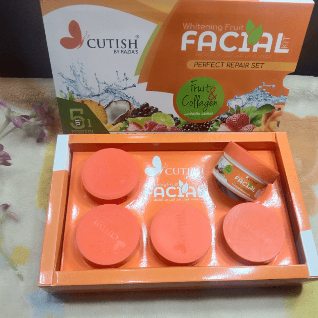 Cutish 5 In 1 Whitening Fruit Facial Kit