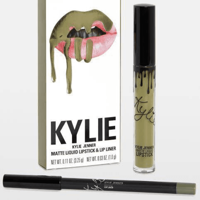 Kylie Matte Liquid Cosmetics Lip Kit (Green)