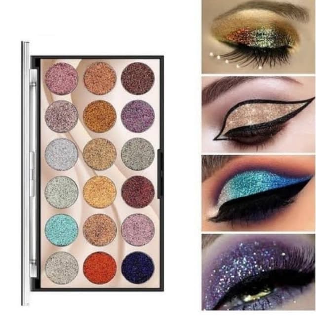 Miss Rose Professional glitter eyeshadow platte