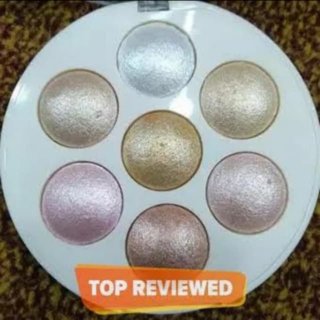 Highly pigmention highlighter 7 in 1 kit