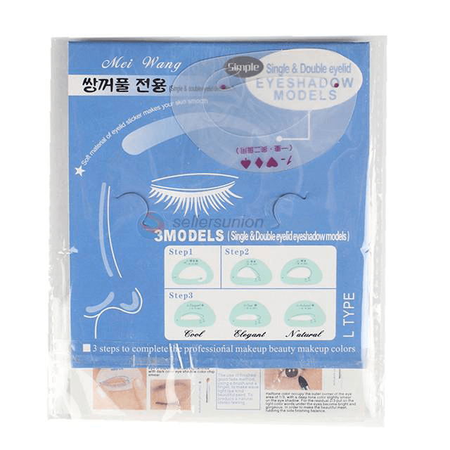 Creative Design Single & Double Eyelid Eyeshadow Models